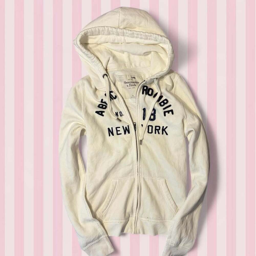 Abercrombie & Fitch Y2K Sequined Zip-Up Hoodie